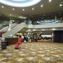 宿泊した橿原ロイヤルホテルのロビー