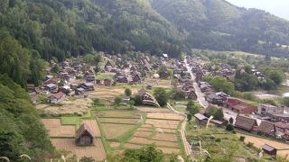 白川郷合掌造り集落の展望場所