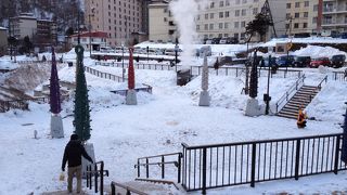 温泉地来たって感じ