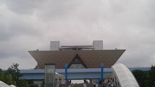 大きな展示場です。