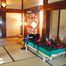 甲冑試着コーナー