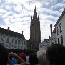 運河クルーズでも見えました