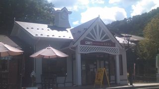 レストラン前で販売されているソフトクリームが美味しかったです