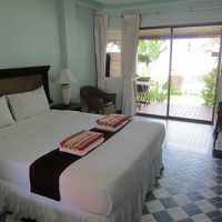 部屋から庭へでれる