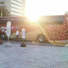 富山駅に早朝6:00頃到着しました。