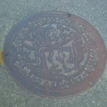 旧勝山村のマンホール