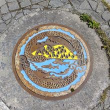 然別湖のマンホール