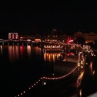 テラスからの夜景