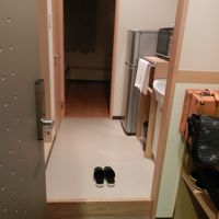 客室ドアを開けたところ