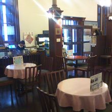 喫茶コーナーの様子