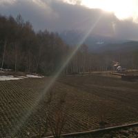 御岳山が見えます