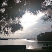 夕方の景観はなかなか。