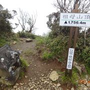 大分県竹田市　神原（こうばる）ルートで祖母山登山