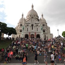 正面から上るのはけっこうきつい