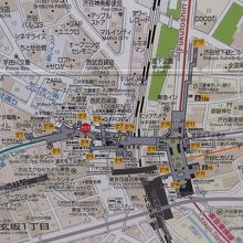 場所は渋谷の田園都市線、出口３付近です