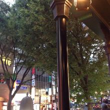 2階にあるから眺めが良い