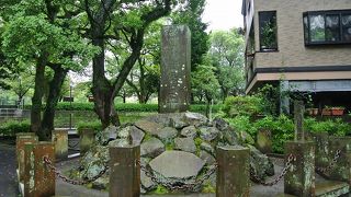 名前のとおり、石碑しか残っていません