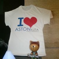 かわいいＴシャツがロビーに設置されていました