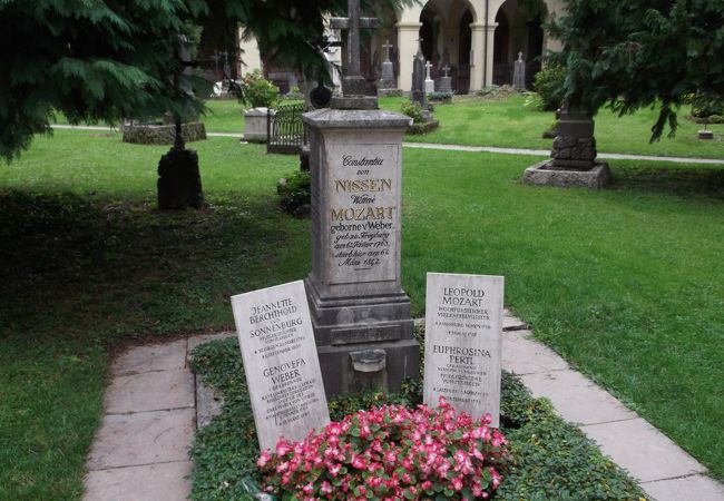 モーツアルトの父親レオポルドの墓が・・・