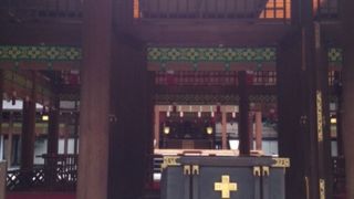 乃木大将が祀られています。