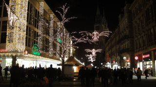 クリスマスのイルミネーションがきれいでした