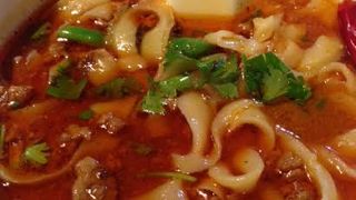 刀削麺の食べ比べをしました