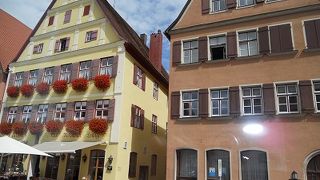 円形の可愛らしい街