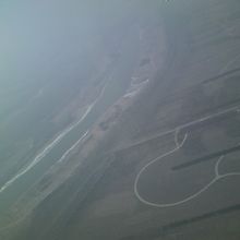 北京首都空港着陸時