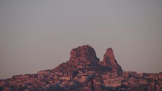 朝日に染まるウチヒサルは美しい