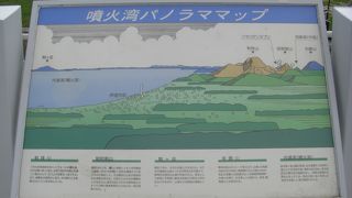 桜と噴火湾の眺望が最高