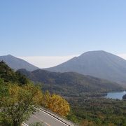 金精道路途中の見晴台