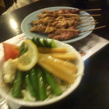 メニューの一例