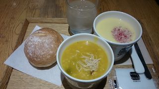 スープの種類が豊富です