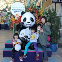 パンダと一緒に
