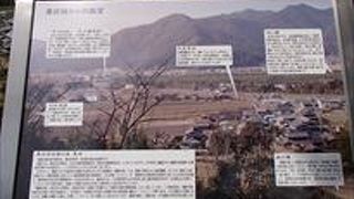 黒田城跡からの眺望とし、各方面に対する解説付きの掲示板が有ります。黒田家に関する知識を蓄える事のできるそんな場所です。