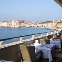 朝食のレストランからの旧市街の眺めです