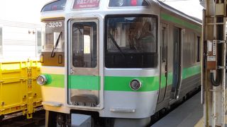 小樽から札幌へは快速エアポートで