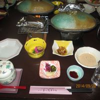 全体基本冷たく　メインの海老料理はほとんど風味なだけでした　