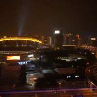 部屋の窓からの風景