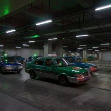 駅に待機してるタクシーは沢山居ました