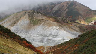 ガスの濃度が高まり立ち入り禁止