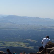 久住山山頂から　阿蘇山系の眺望