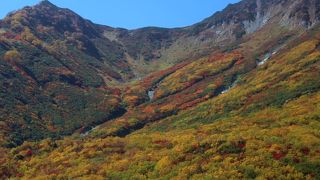 立山ロープウェイから見た紅葉は絶景
