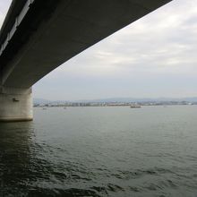 中央部分通過。