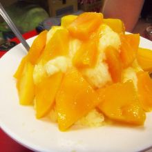 マンゴーのかき氷