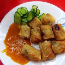 プリプリな海老の揚げ物