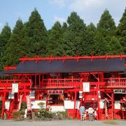 宝が当たると有名な神社です