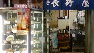 昭和の映画に出てきそうなお店です。