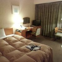 部屋は広いが寝ながらテレビ見たかった