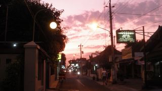 ジョグジャカルタのホテル街